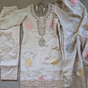Champagne-Colored Salwar Suit - Never Worn